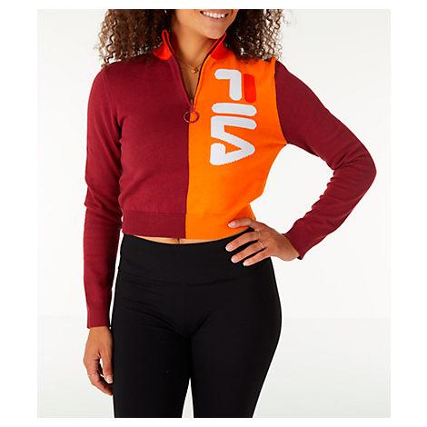 fila crop sweater women's