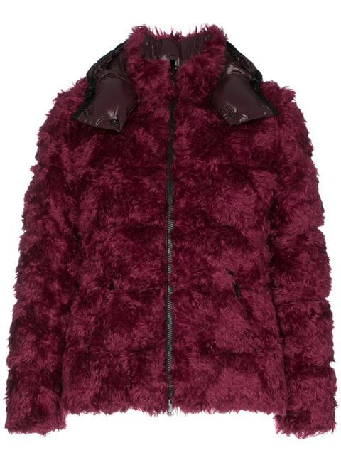 moncler fluffy hood