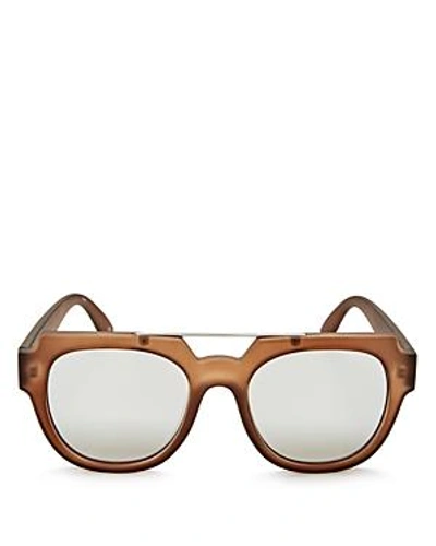 LE SPECS WOMEN'S LA HABANA MIRRORED AVIATOR SUNGLASSES, 52MM