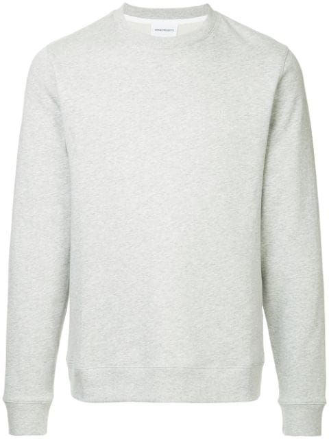 plain grey sweater