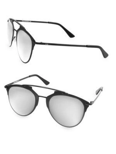 AQS AQS WOMEN'S ALFIE 52MM AVIATOR SUNGLASSES
