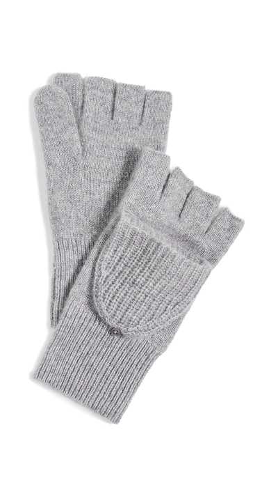 WHITE + WARREN Cashmere Pop Top Gloves