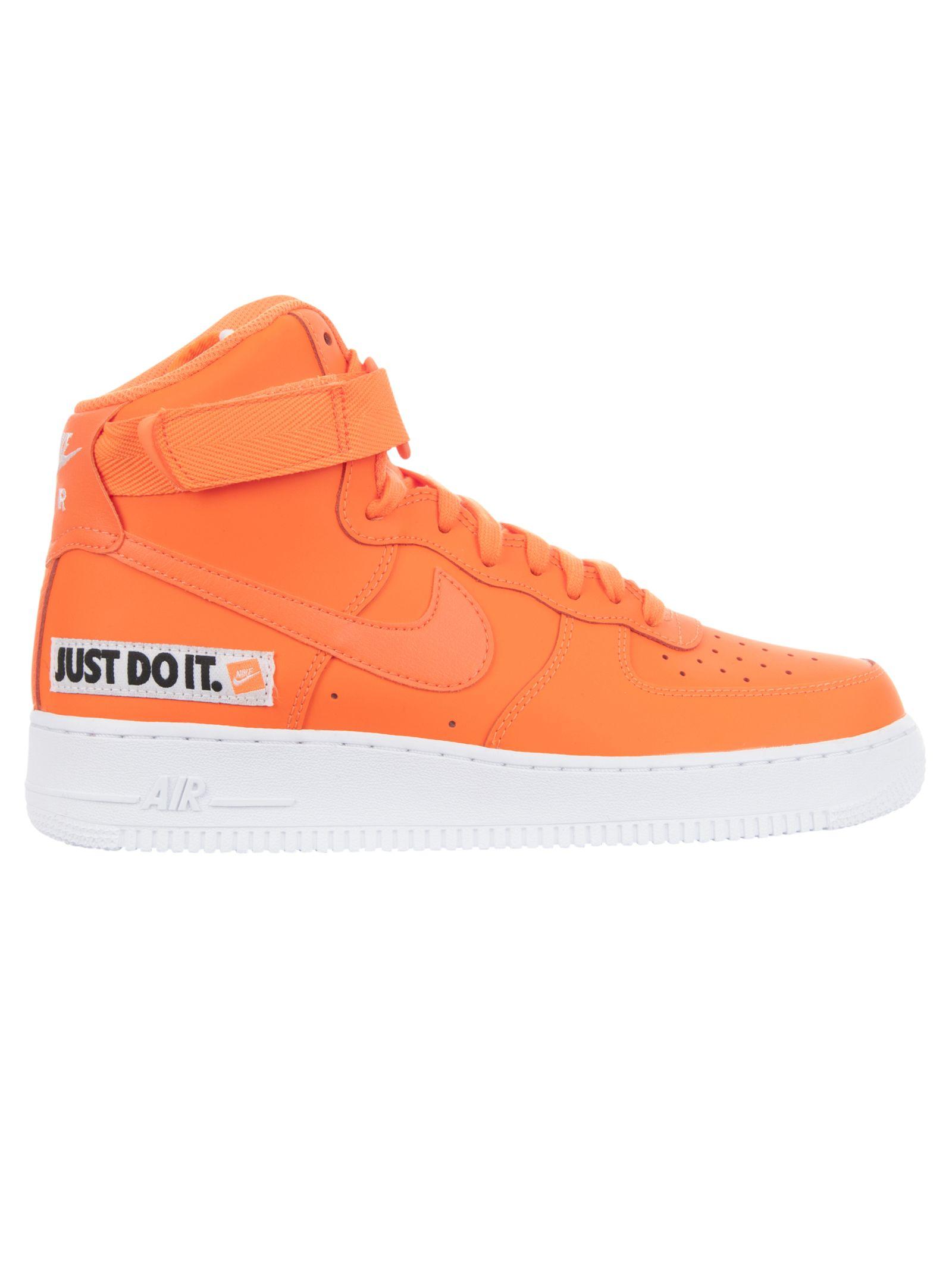 nike air force 1 high lx leather orange