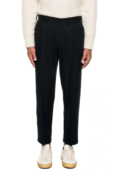 THE GIGI The Gigi Black Tonga Wool Trousers