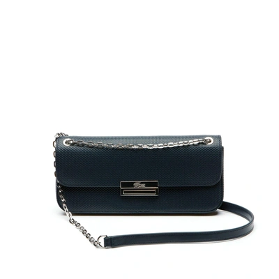 Lacoste Women's Chantaco Christmas Piqué Leather Flap Shoulder Bag