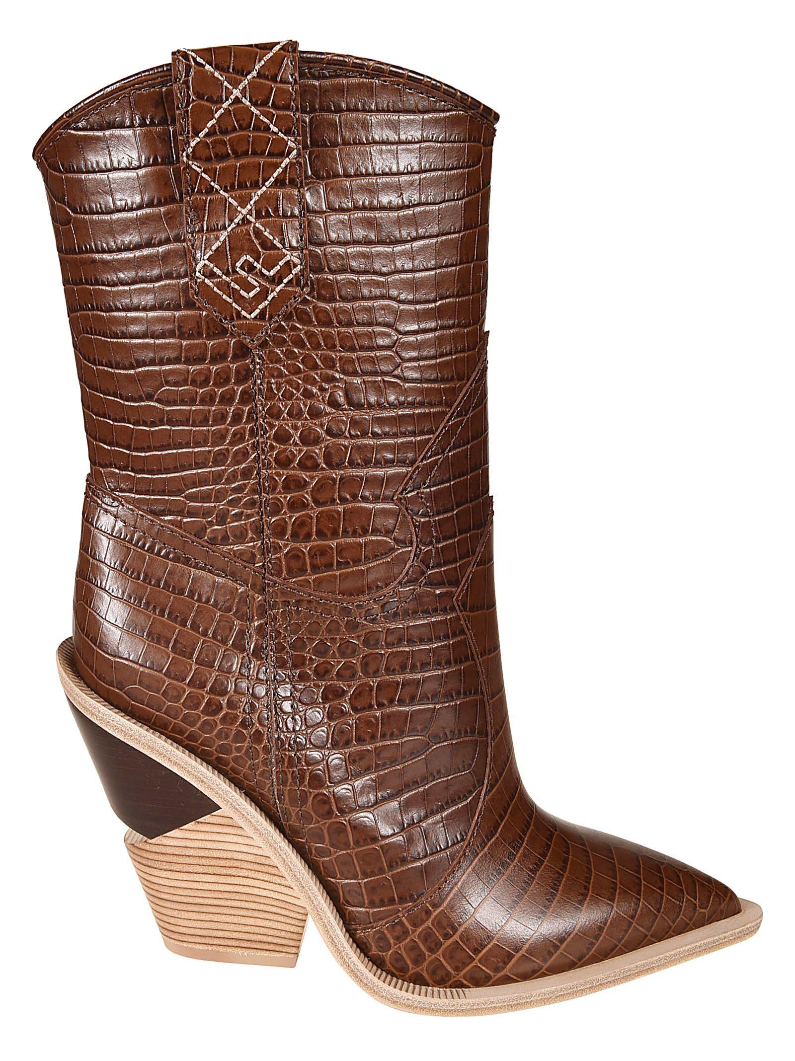 fendi croc boots