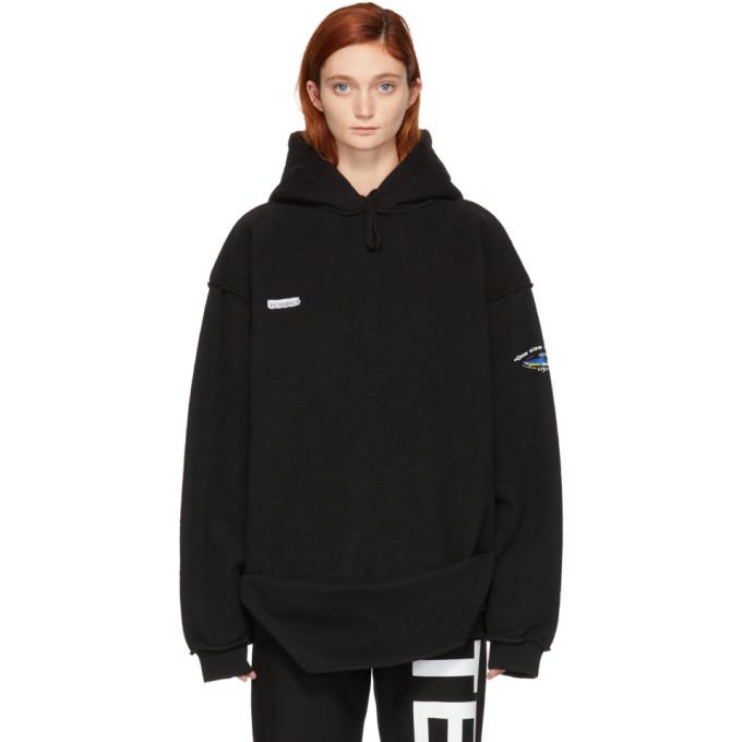 vetements hoodie inside out