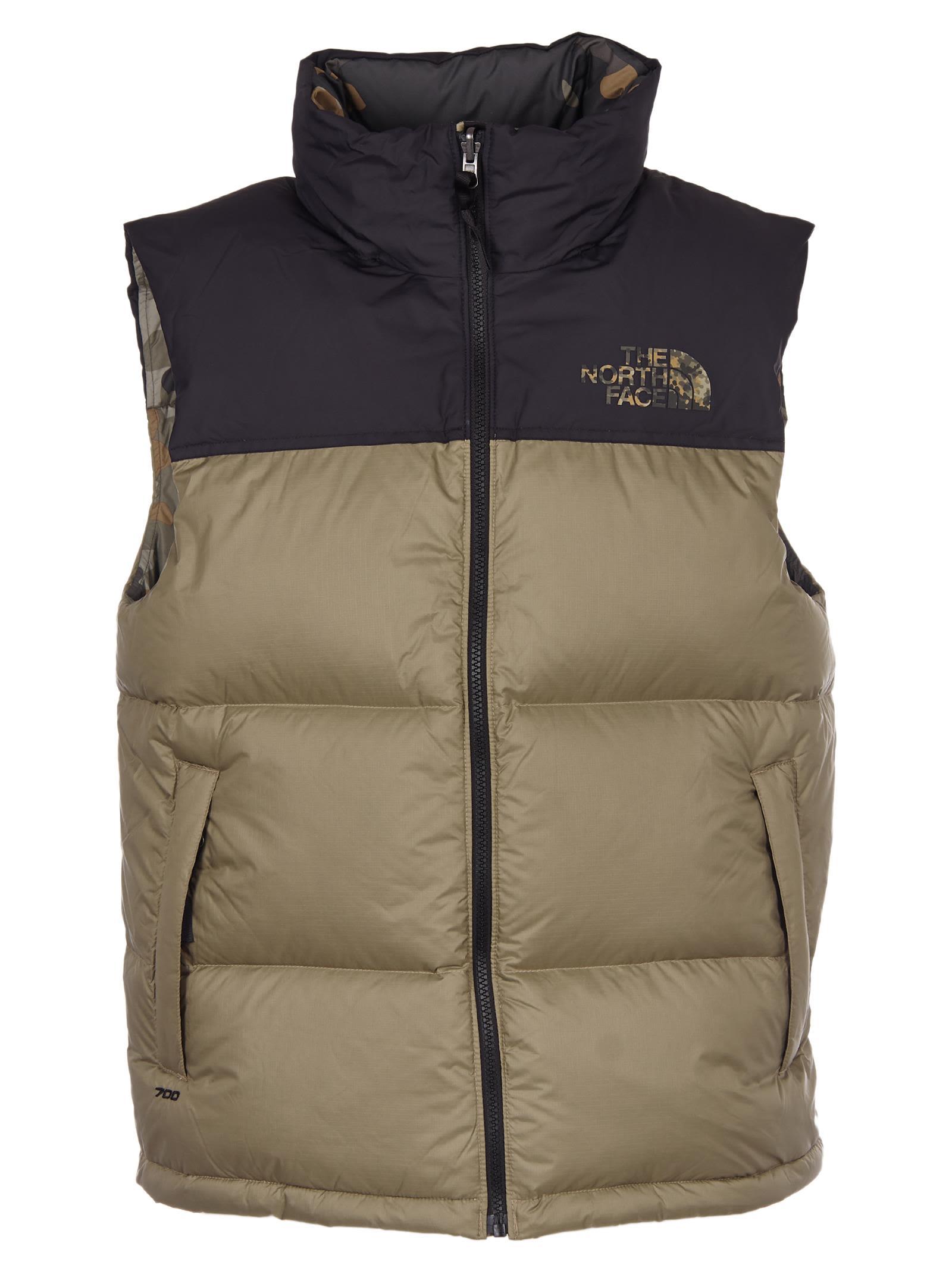 north face padded gilet