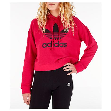 adidas leoflage crop hoodie