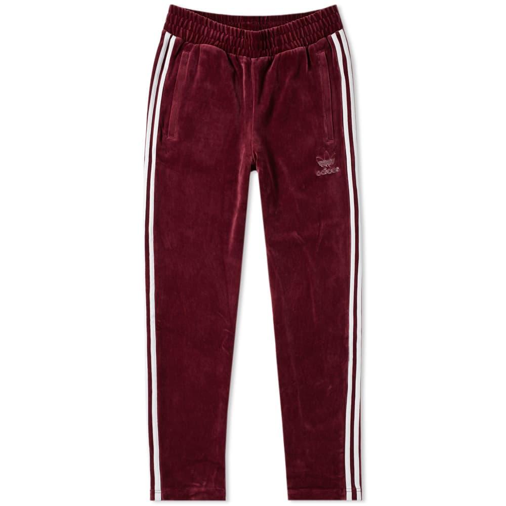 adidas originals velour track pants