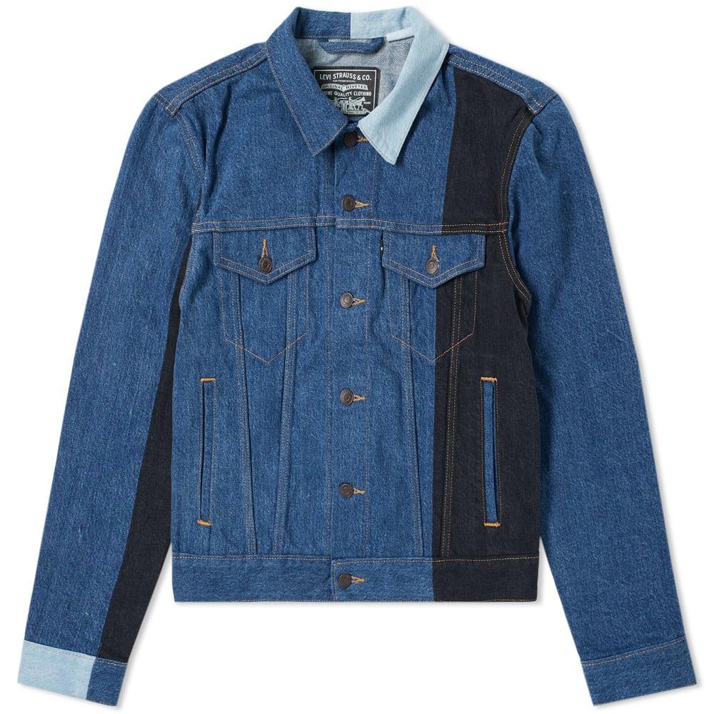 gosha rubchinskiy x levi's patchwork jacket