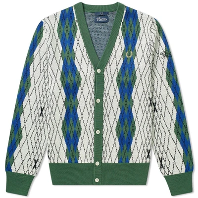 Thames Fredperry アーガイルカーディガン XS Thames Fredperry アーガイルカーディガン XS
