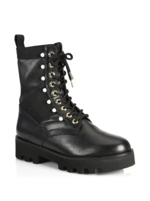 cosmo leather sneaker boot