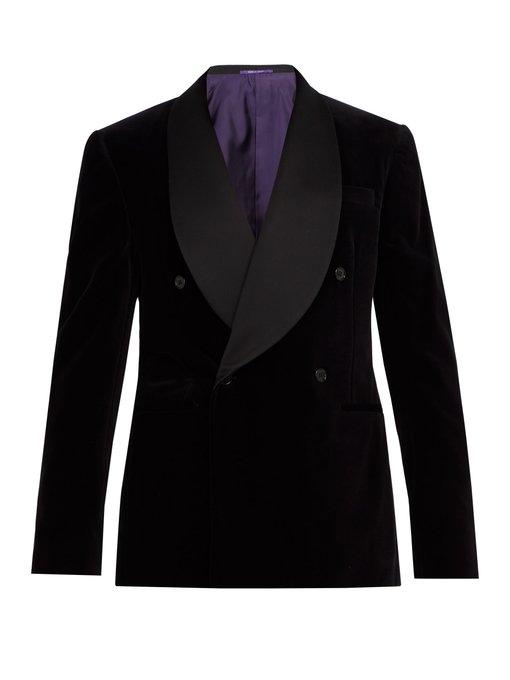 lauren ralph lauren velvet blazer