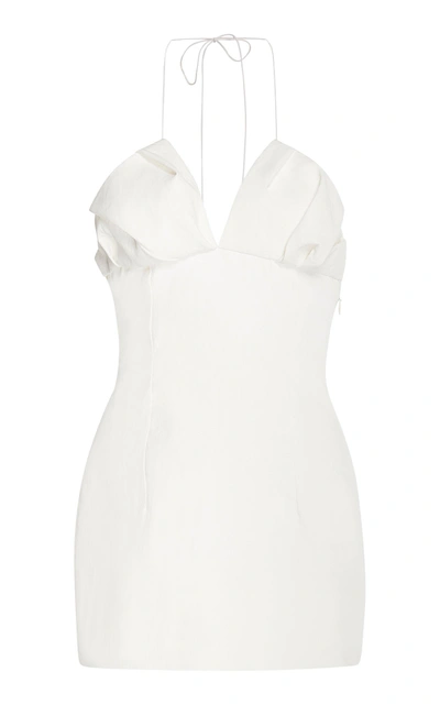 JACQUEMUS Bambino Linen Mini-Dress