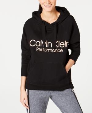 calvin klein fleece hoodie