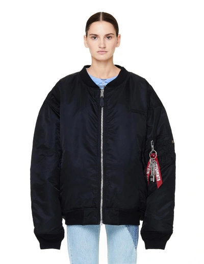 VETEMENTS ALPHA INDUSTRIES OVERSIZED BOMBER JACKET