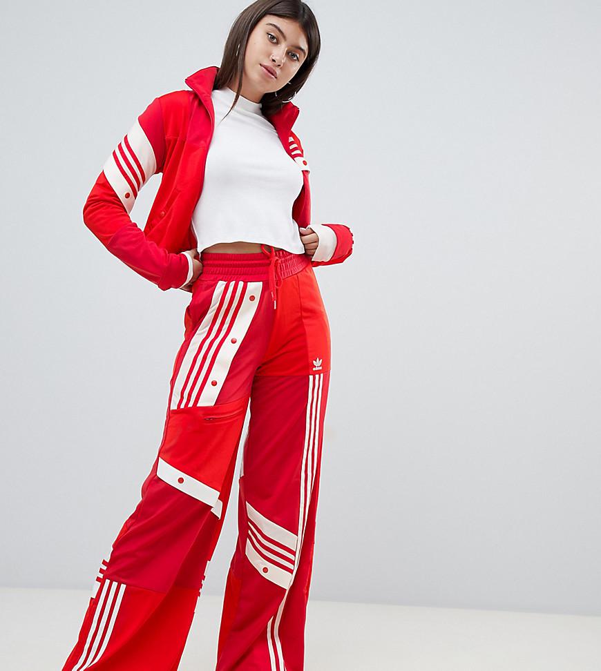 adidas original red track pants