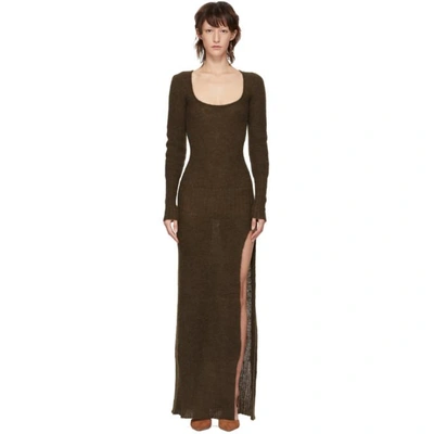 JACQUEMUS JACQUEMUS BROWN LA ROBE DAO DRESS