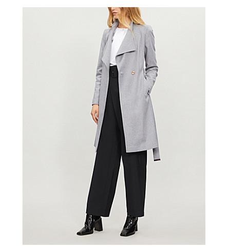 ted baker sandra coat grey