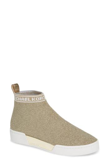 michael kors grover knit sneaker boot