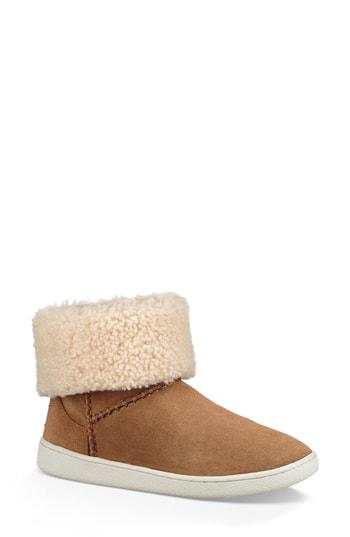 ugg mika classic genuine shearling sneaker