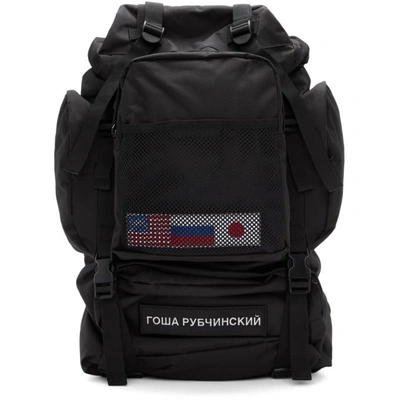 GOSHA RUBCHINSKIY GOSHA RUBCHINSKIY BLACK MEDIUM BACKPACK