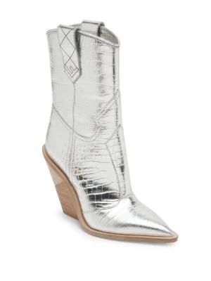 fendi metallic cowboy boots