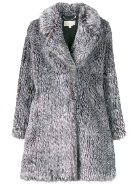 Shop Michael Kors Oversized Coat In Grey