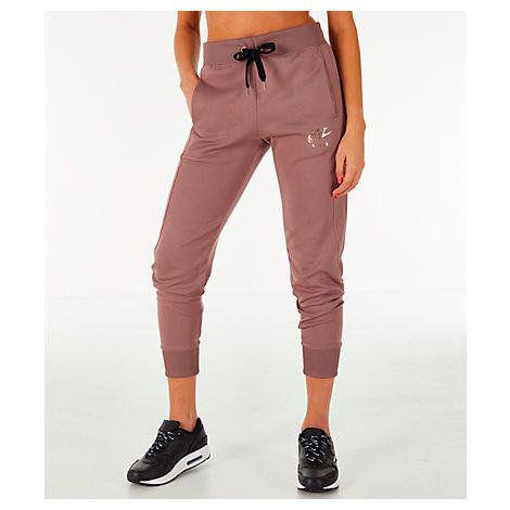 nike rose gold pants