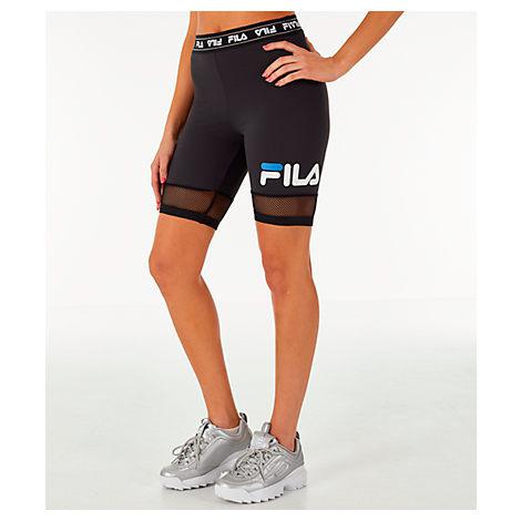 women fila biker shorts