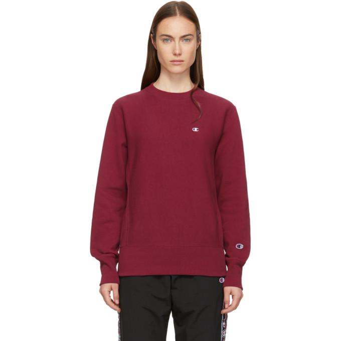 champion burgundy sweater