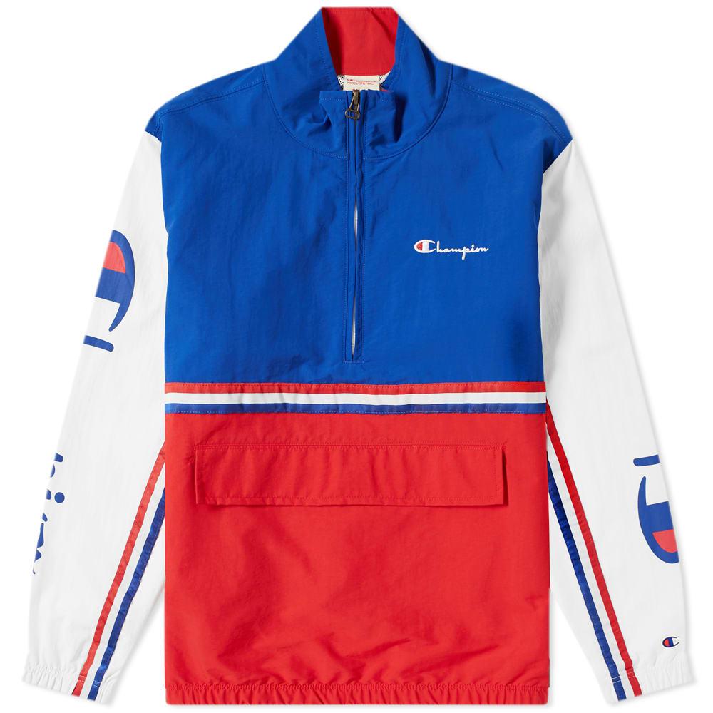 champion half zip track top