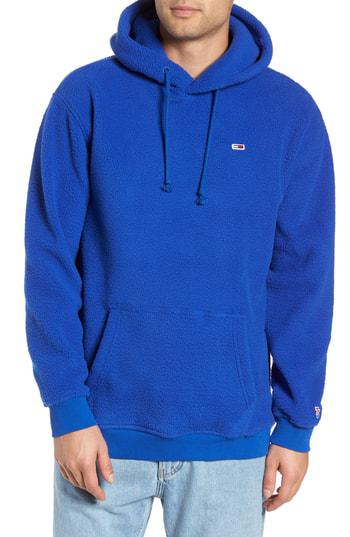 high collar zip hoodie