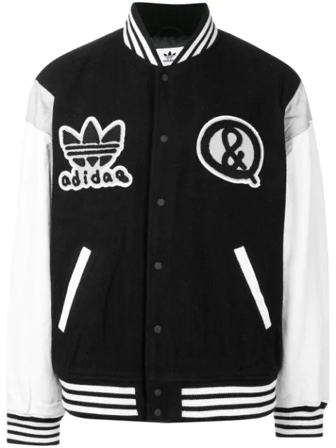 adidas original long bomber jacket