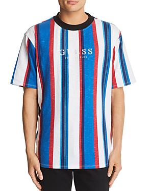 guess sayer striped t shirt