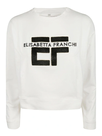 ELISABETTA FRANCHI CELYN B. LOGO SWEATSHIRT