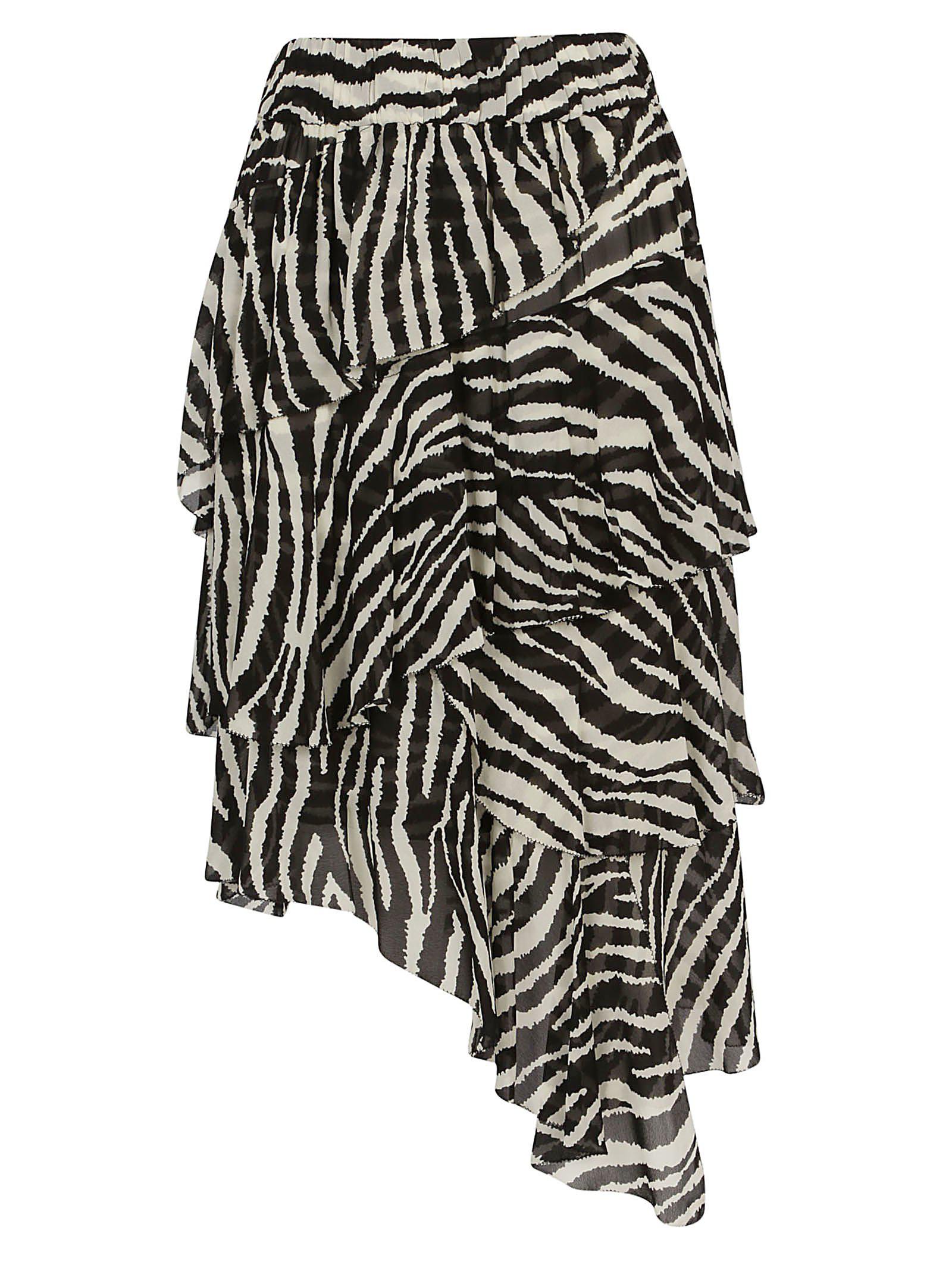 isabel marant zebra skirt