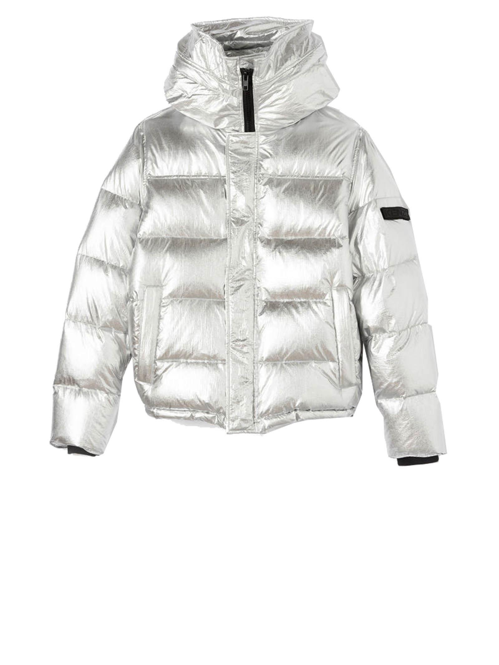 kenzo silver down jacket