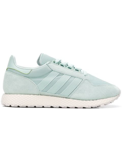 adidas originals forest grove suede and mesh sneakers
