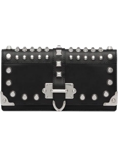 prada cahier studded bag