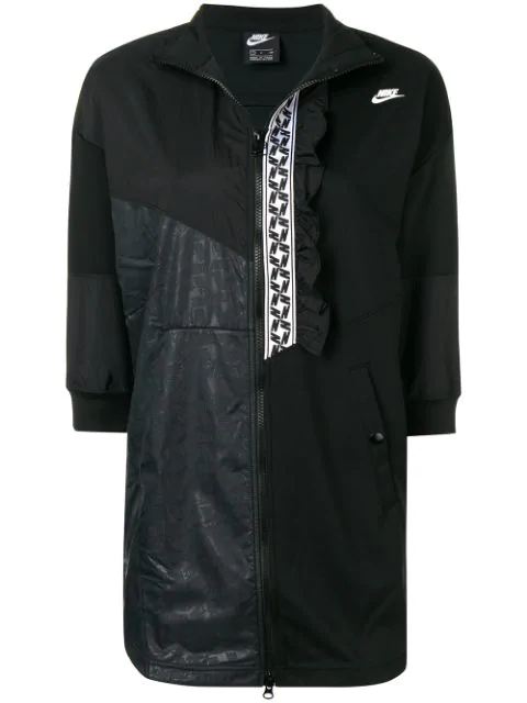 nike swoosh taped track jacket