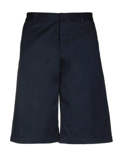 ショートパンツ KENZO Women Shorts  Burmudas FE62PA0939JO 79 BLUE Kenzo Shorts & Bermuda In Dark Blue