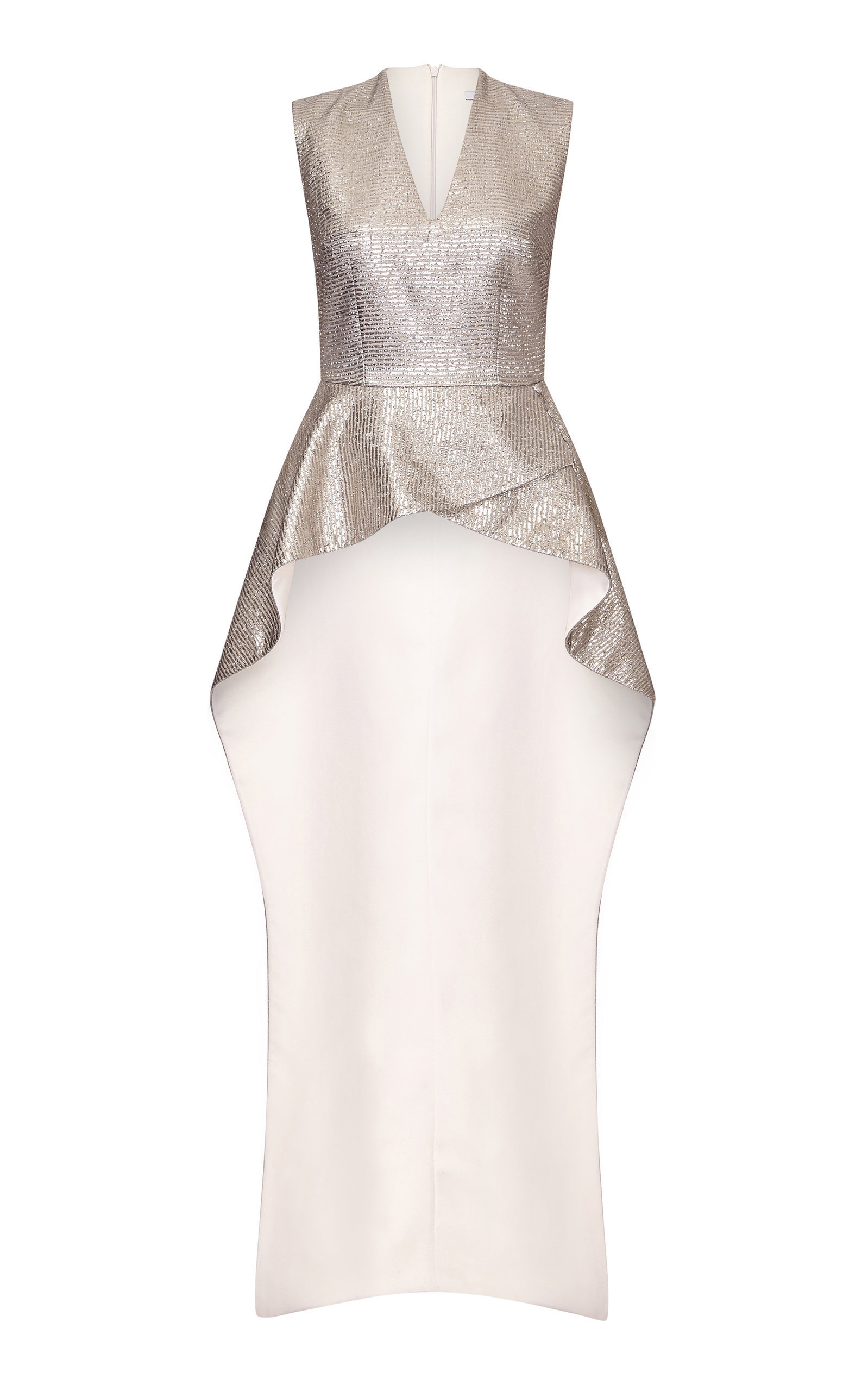 peplum top with long tail
