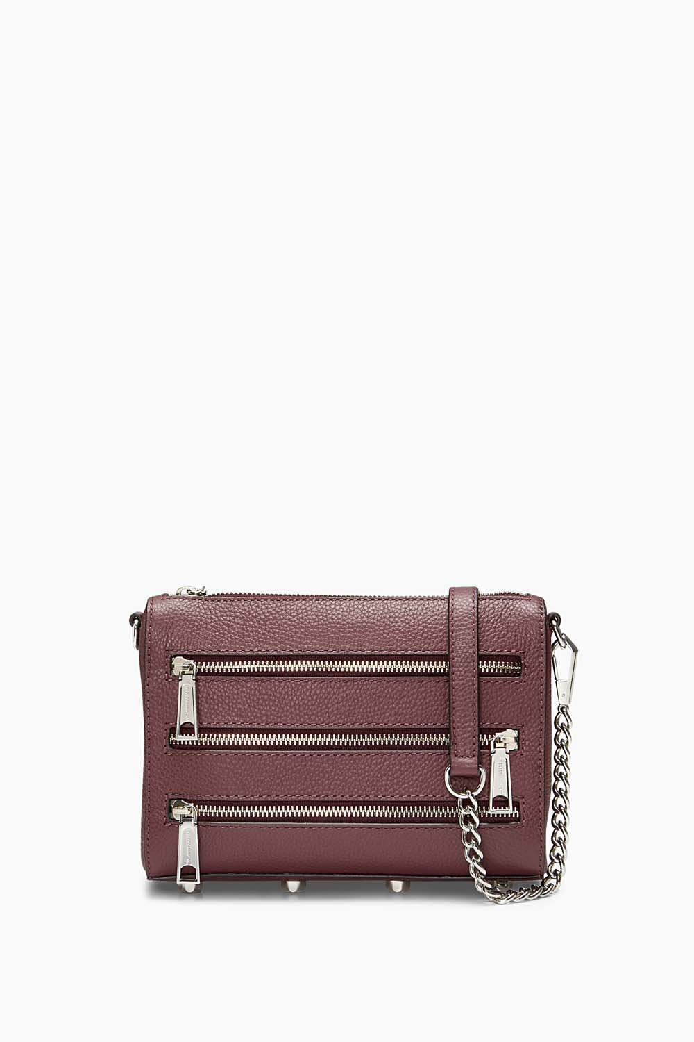 rebecca minkoff three zip crossbody