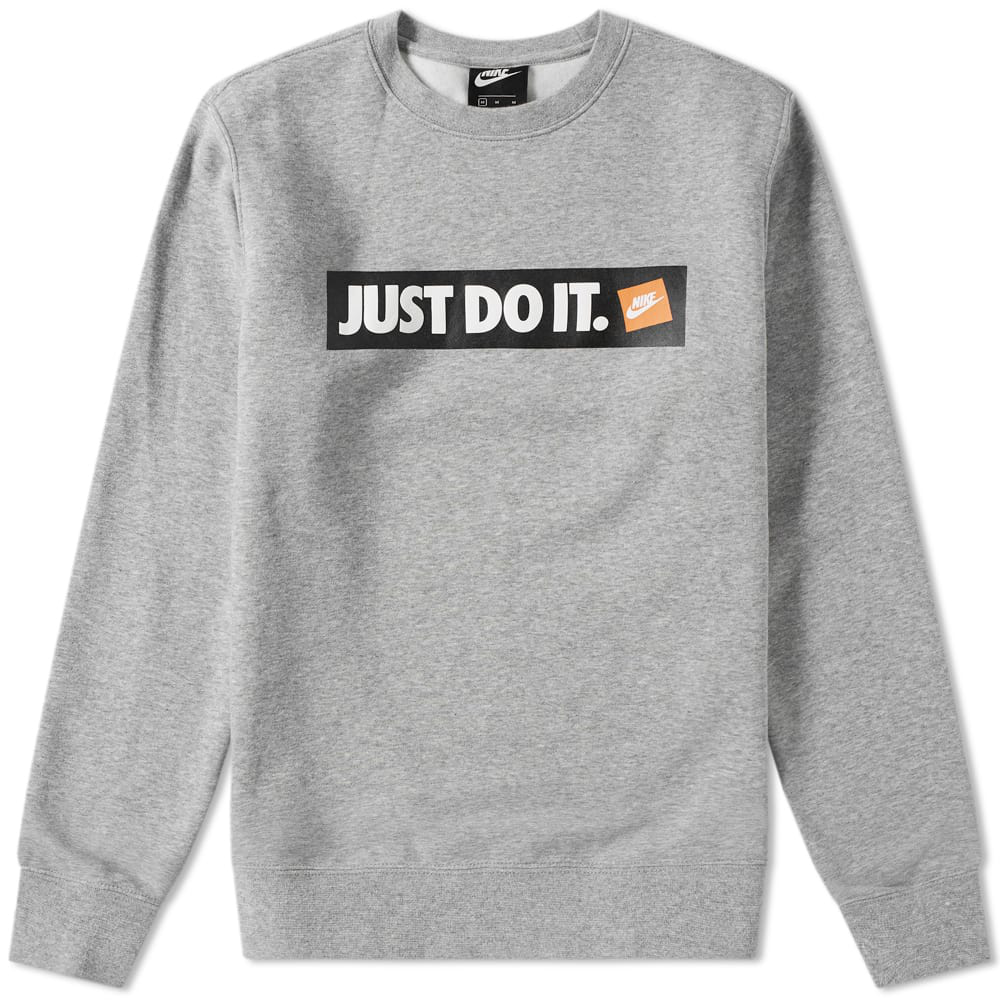 nike just do it crew sweatshirt