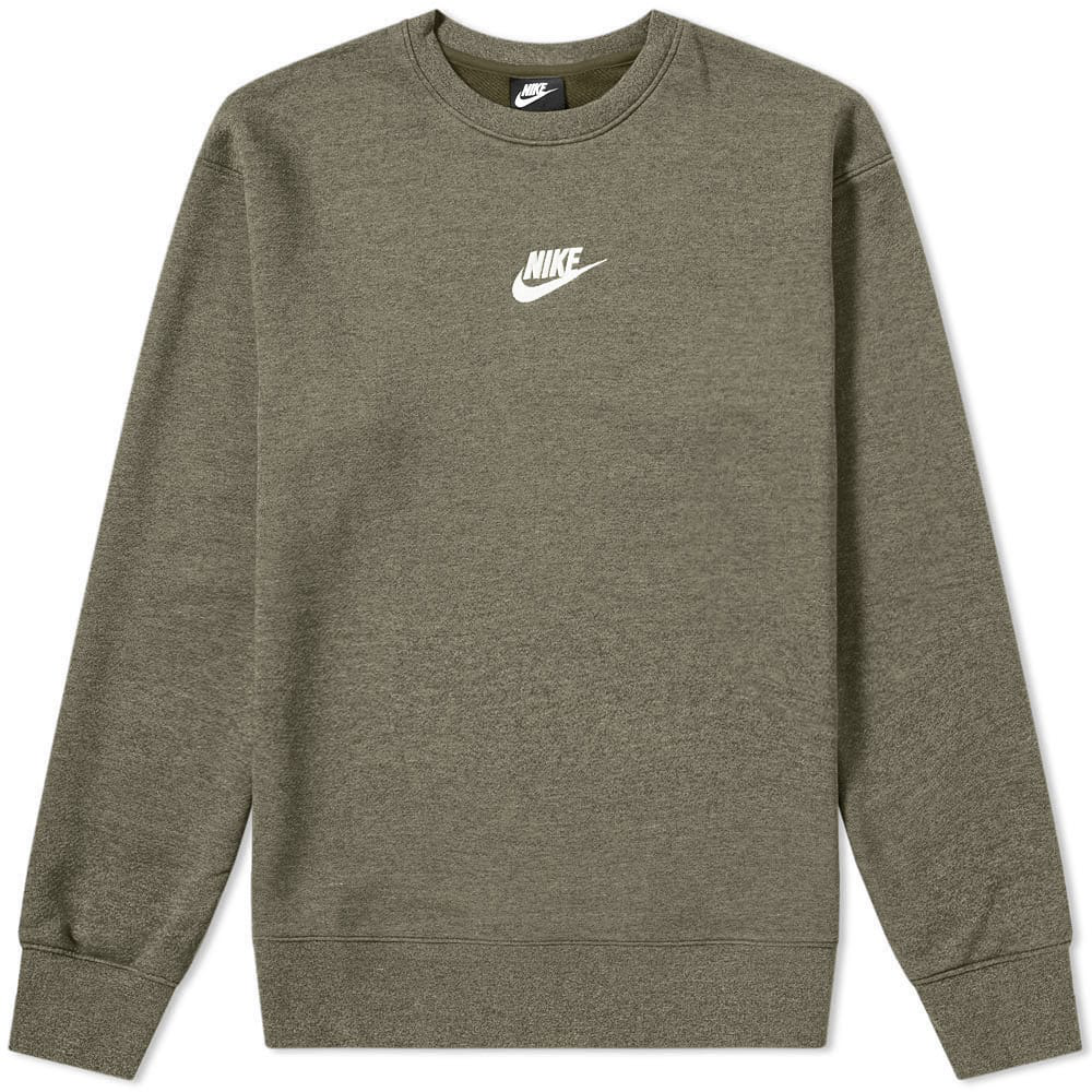 nike heritage sweatshirt green