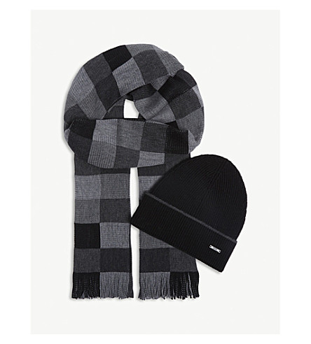 hugo boss hat and scarf gift set