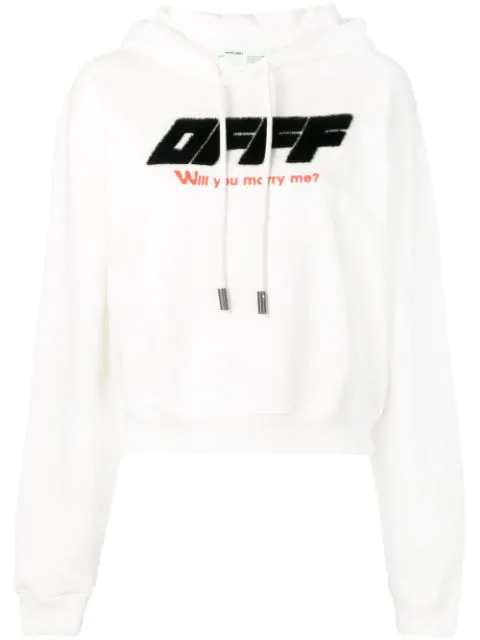 off white youth hoodie