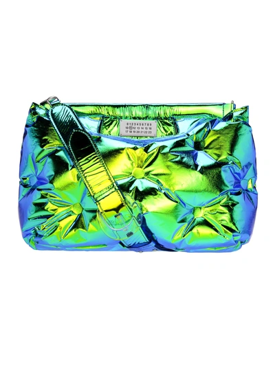Maison Margiela Martin Margiela Medium Pillow Bag In Iridescent Green